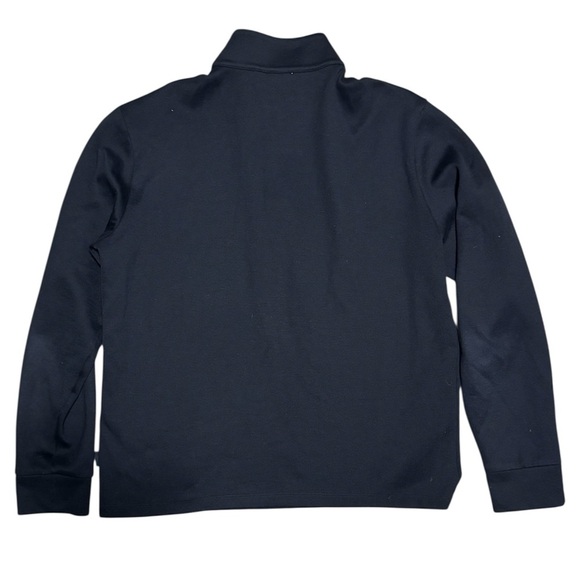 HUGO BOSS Women's Regular Fit 1/4 Zip Pullover Sweatshirt - Black, Large - Picture 3 of 6